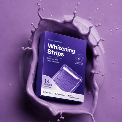 Purple Teeth Whitening Strips
