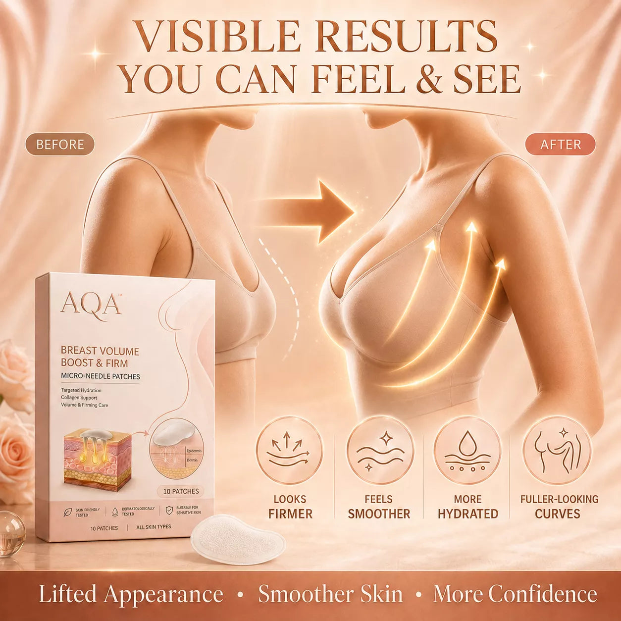 Breast Enhance Mentmicroneedle Patch