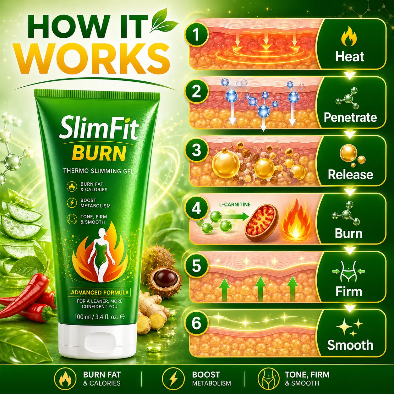 SlimFit BURN THERMO SLIMMING GEL