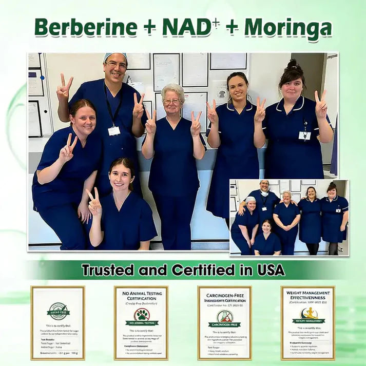 Moringa + Berberine + NAD+ Slimming Patch