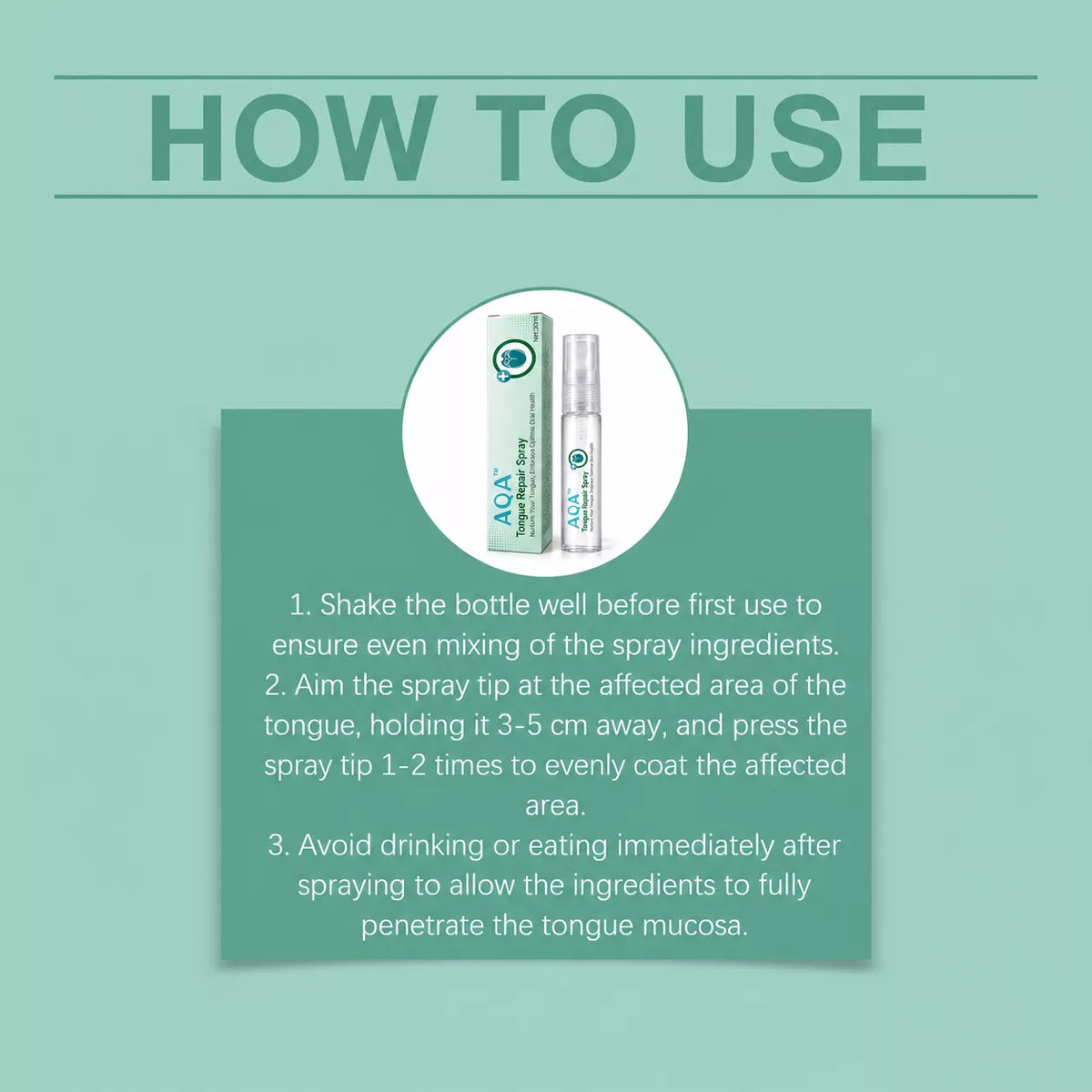 AQA™ Tongue Repair Spray